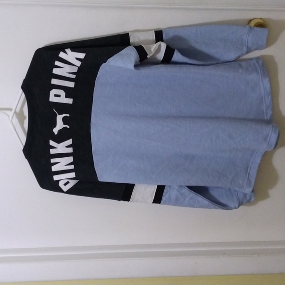 New Pink Victoria's Secret S/P Blue Sweatshirt tags *Send us your Offer Now* - Picture 3 of 5